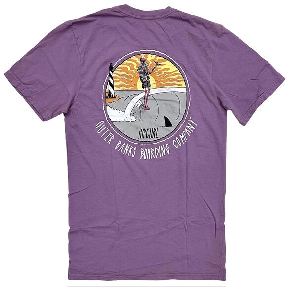 Rip Curl Other - Rip Curl Men's T-Shirt Shred Till Dead Distressed Graphic Short Sleeve Tee